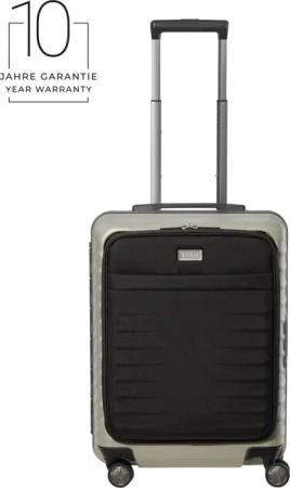 TITAN LITRON FRAME Trolley S, Handgepäck-Koffer mit Vortasche + Gratis Hotelgutschein Champagner