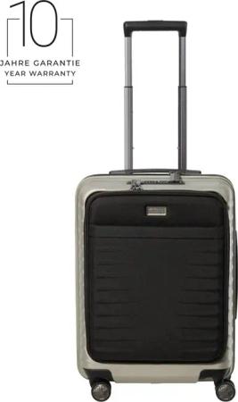 TITAN LITRON 4-Rollen Trolley S mit Vortasche + Gratis Hotelgutschein Champagner