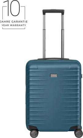 TITAN LITRON 4-Rollen Kabinentrolley 55 cm + Gratis Hotelgutschein Petrol