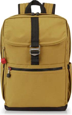 Hedgren Great American Heritage CANYON Square Backpack RFID 15,6" Mustard Olive