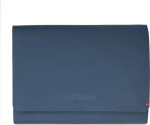 pacsafe RFIDsafe TEC Trifold Geldbörse mit RFID-Schutz Navy/Red