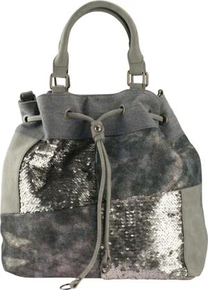 Louiz & Lou Light Up Beuteltasche Silver