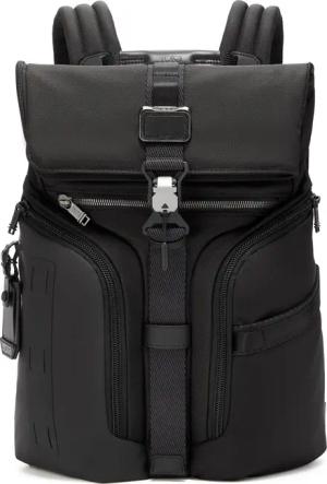 Tumi Alpha Bravo Logistics Rucksack mit Klappdeckel Black