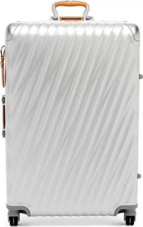 Tumi 19 Degree Aluminium Aufgabekoffer für längere Reisen 77,5 cm + Gratis Hotelgutschein Texture Silver