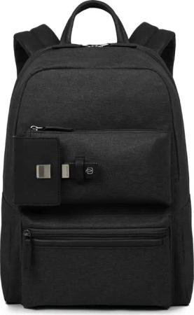 Piquadro Yukon Erweiterbarer Laptoprucksack mit iPad®Air/Pro 9,7-Fach schwarz