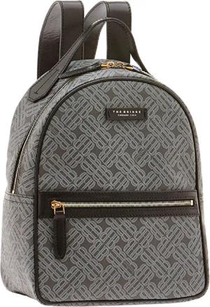 The Bridge Anna Leder-Rucksack 30cm Schwarz/Gold