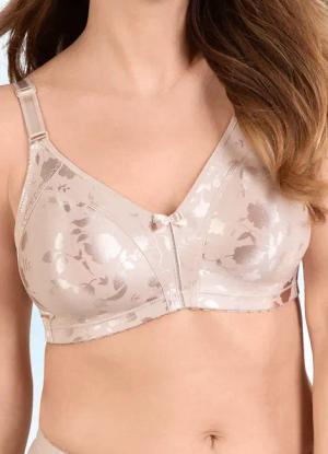 Naturana Minimizer-BH mit dezent glänzendem Floraldruck