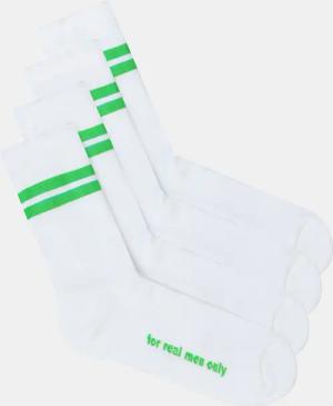 2er-Pack Sportsocken, Große Größen, Herren, grün, Größe: 39-42, Baumwolle, JP1880