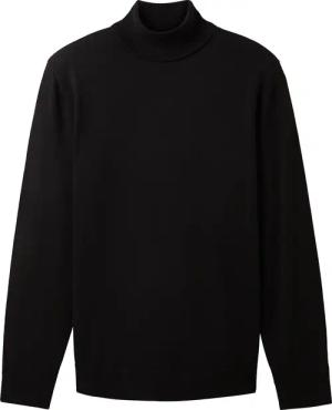 Tom Tailor Rollkragenpullover Basic black