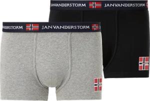 2er Pack Retropant TEM Jan Vanderstorm grau schwarz