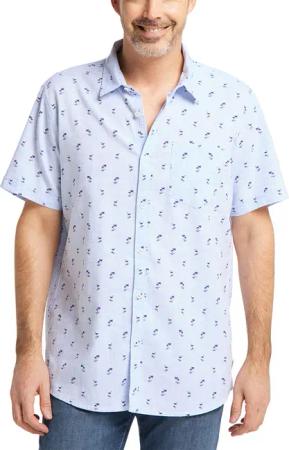 Pioneer Hemd Light Blue Palme