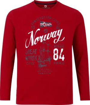 Langarmshirt NIELSON Jan Vanderstorm rot