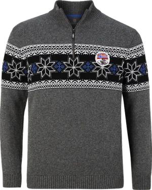 Pullover EERU Jan Vanderstorm dunkelgrau