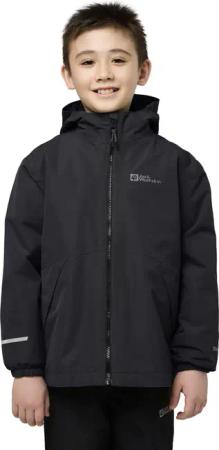 Jack Wolfskin Iceland 3in1 Jacket Kids 3-in-1 Jacke Kinder 140 grey,black Phantom