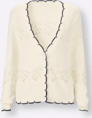 Ajourstrickjacke