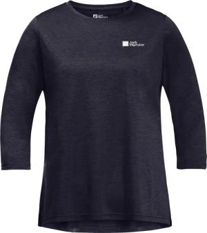 Jack Wolfskin Crosstrail 3|4 T-Shirt Women Funktionsshirt Damen XL grey,black Graphite
