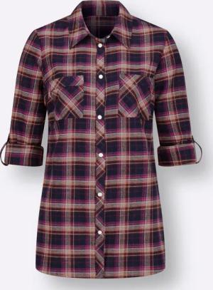 Flanellbluse