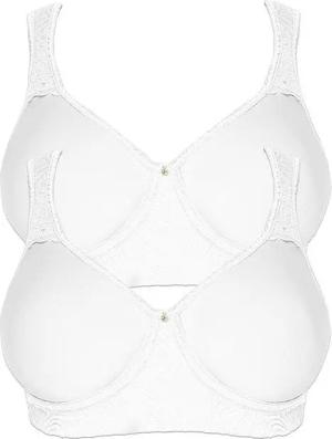 Viania Set: Bügelloser BH 2er Pack Spacer BH Marina (Spar-Set, 2-tlg) nahtlos