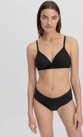 hessnatur Damen Spacer BH bügellos PURE SENSE aus TENCEL™ Modal - schwarz - Größe 80C