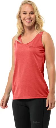 Jack Wolfskin Crosstrail Tank Women Funktionstop Damen L red Vibrant Red