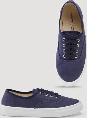 hessnatur Damen Sneaker Canvas - blau - Größe 40