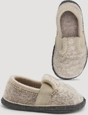 hessnatur Kinderschuhe Hausschuhe aus Schurwolle - beige - Größe 31