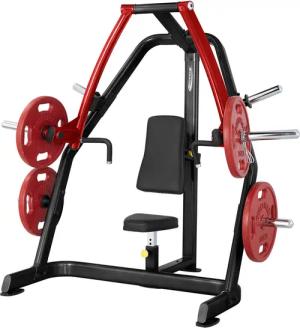 Krafttrainingsgerät Brustpresse sitzend Lastplatte Steelflex