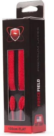 Forcefield Premium Laces Unisex Schuhpflege - Rot - Größe One Size - Poly (Polyester)