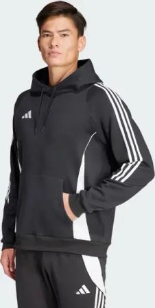 Adidas Tiro 24 Herren Kapuzenpullover - Schwarz - Größe: S - Baumwoll-Jersey - Foot Locker