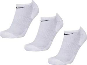Nike Everyday Cushioned No Show 3 Pack Unisex Socken - Weiß - Größe: 38 - 42 - Foot Locker