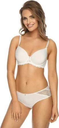 Viania Bügel-BH 204461 (1-tlg) Bügel-BH Leni T-Shirt BH vorgeformte Spacercups Farbe Champagner