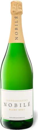 Markgräfler Winzer Nobilé Jahrgangssekt Blanc brut, Schaumwein 2022