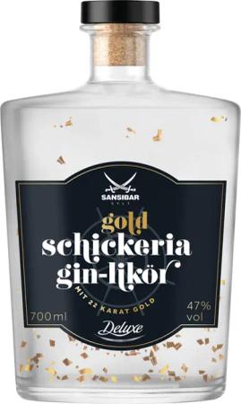 SANSIBAR DELUXE Schickeria Gin-Likör mit Gold 47% Vol