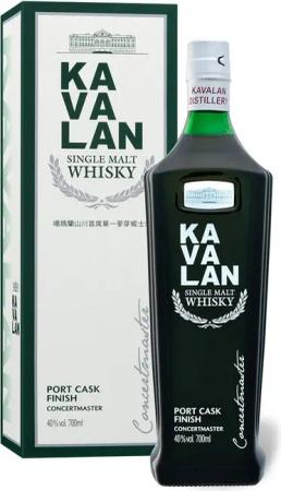 Kavalan Concertmaster Single Malt Whisky Port Cask Finish mit Geschenkbox 40% Vol
