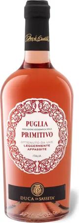 Duca di Sasseta Primitivo Rosato Puglia IGT halbtrocken, Roséwein 2022