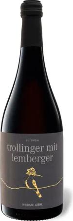Weingut Diehl Trollinger mit Lemberger Gutswein QbA, Rotwein 2022