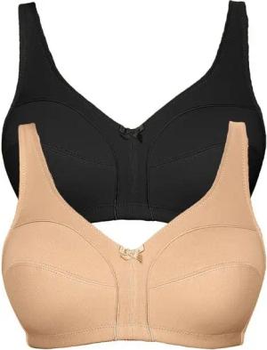 Viania Soft-BH 2er Pack Baumwoll Soft BH Basic (Spar-Set, 2-tlg) -