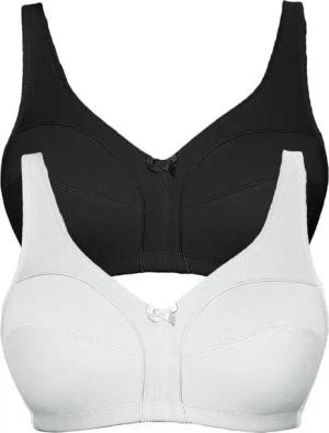 Viania Soft-BH 2er Pack Baumwoll Soft BH Basic (Spar-Set, 2-tlg) -