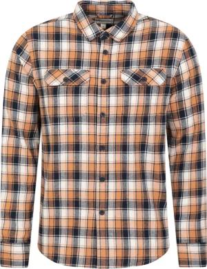 Trace Langärmliges Flanell-Shirt für Herren - Gelb