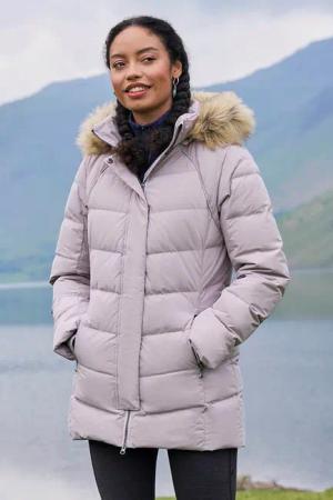 Isla II Damen-Daunenjacke - Beige