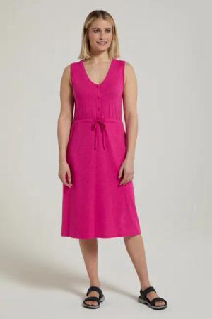 Bahamas Ärmelloses Damen-Kleid - Intensiv Pink