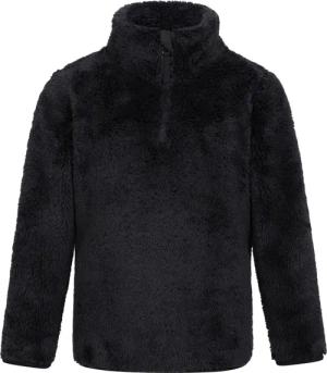 Teddy Kinder Fleece-Top - Schwarz