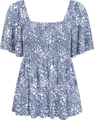 Hydra Gerafftes Damentop - Dark Blau