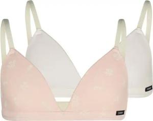 Skiny Teenie-BH Mädchen Triangel BH gepaddet 2er Pack CottonLace (Packung, 2-tlg) -