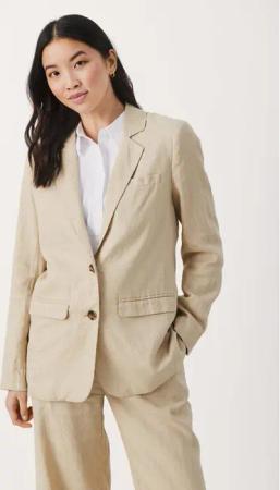 Part Two Sakko Nyan 30307552 Beige Regular Fit