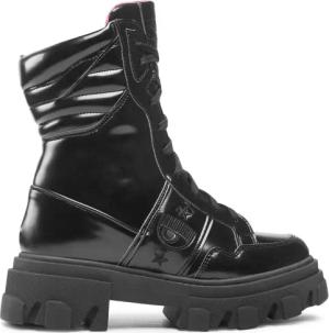 Chiara Ferragni Schnürstiefeletten CF3039-001 Schwarz