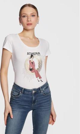 Liu Jo T-Shirt WA3288 J5923 Weiß Regular Fit