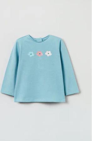 OVS Bluse 1619277 Blau Regular Fit