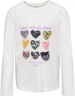 Kids ONLY Bluse Hollie 15275495 Weiß Regular Fit