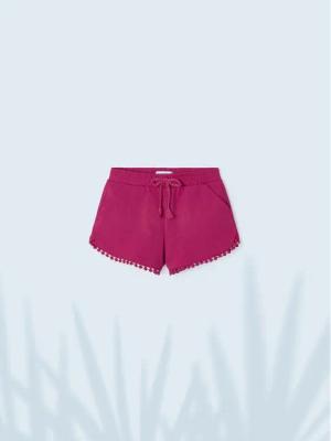 Mayoral Stoffshorts 607 Dunkelrot Regular Fit
